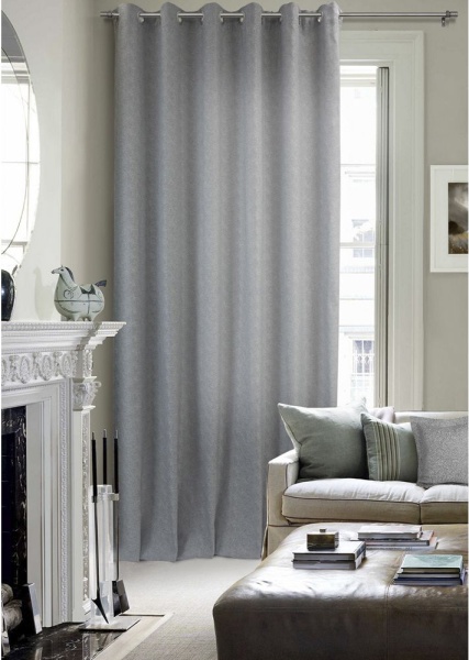 Штора на люверсах 200х260 см Мартина цвет серо-белый