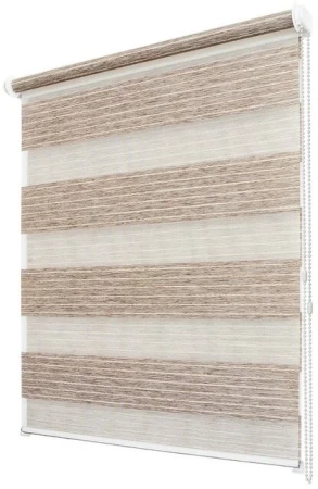 Рулонные шторы день ночь УЮТ Манчестер цвет льняной