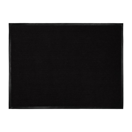 Коврик Vortex влаговпитывающий ребристый 90х120 TRIP цвет чёрный