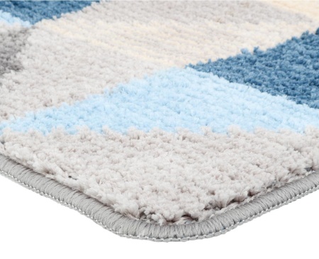 Коврик Fixsen для ванной 50х80 см Visa цвет серо-голубой