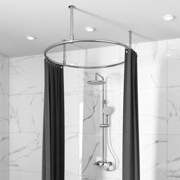 Карниз для ванны Круглый d100 Усиленный 25 мм