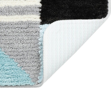 Коврик Fixsen для ванной 50х80 см Visa цвет серо-бирюзовый