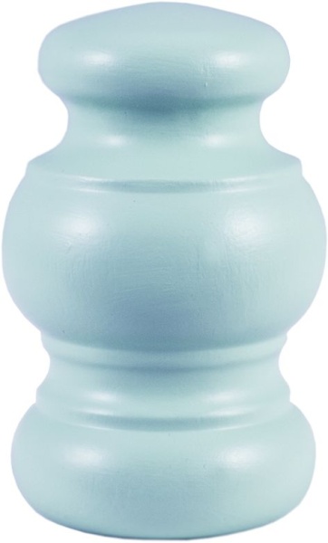 Карниз Марилена однорядный (ДЕРЕВО), батист голубой, 150 см