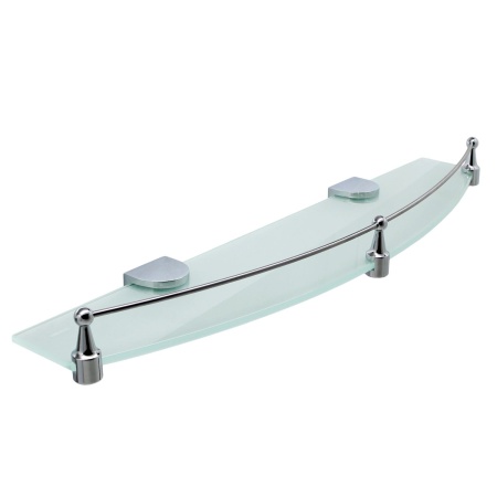 Полка стеклянная с бортиком Kammel K-8344