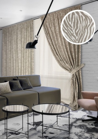 Комплект штор "Odin" 2 шт 200х270, тюль 450х270