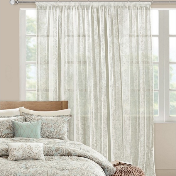 Тюль на тесьме 300х275 см Luisa цвет бежевый