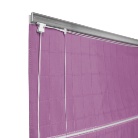 Римские шторы AMMI на веревочном механизме цвет розовый