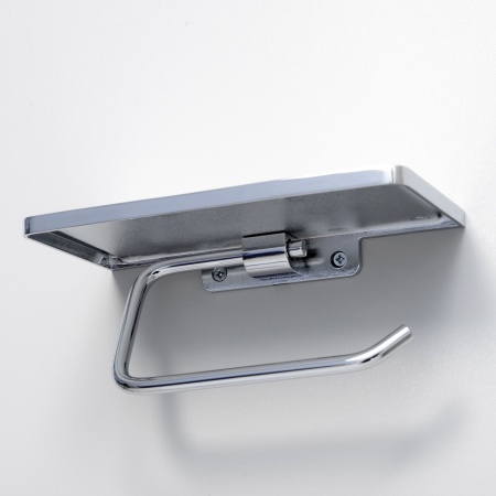 Держатель туалетной бумаги с полочкой для телефона K-1325