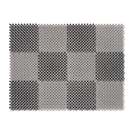 Коврик Vortex без подложки 42х56 ТРАВКА цвет черно-серый