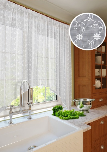 Вуаль для кухни Adonis 270х175 мелкий узор