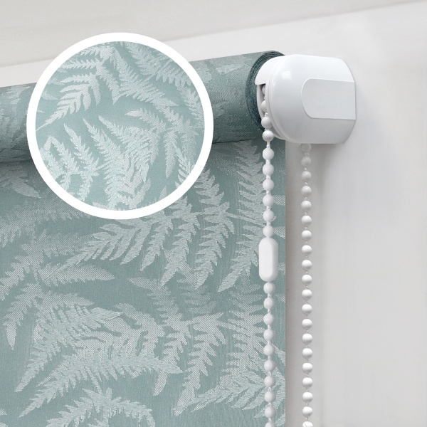 Рулонные шторы Девон цвет светло-бирюзовый Рулонные шторы Девон цвет светло-бирюзовый