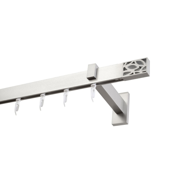 Карниз для штор однорядный Хай Тек Твист сатин