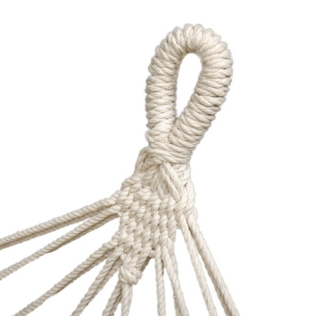 Гамак "Комфорт" из хлопка, с деревянными направляющими Гамак "Комфорт" из хлопка, с деревянными направляющими