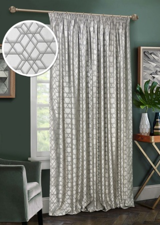 Штора на тесьме "Almaz" 200х270 светло-серый
