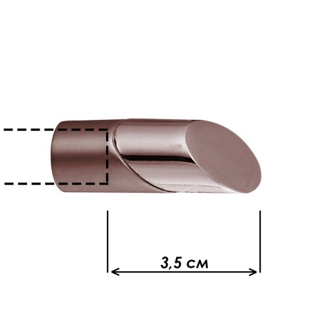 Наконечник "Утес", Коньяк , Ø16мм