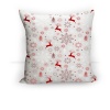 Подушка декоративная на молнии 40х40 см Олени с принтом