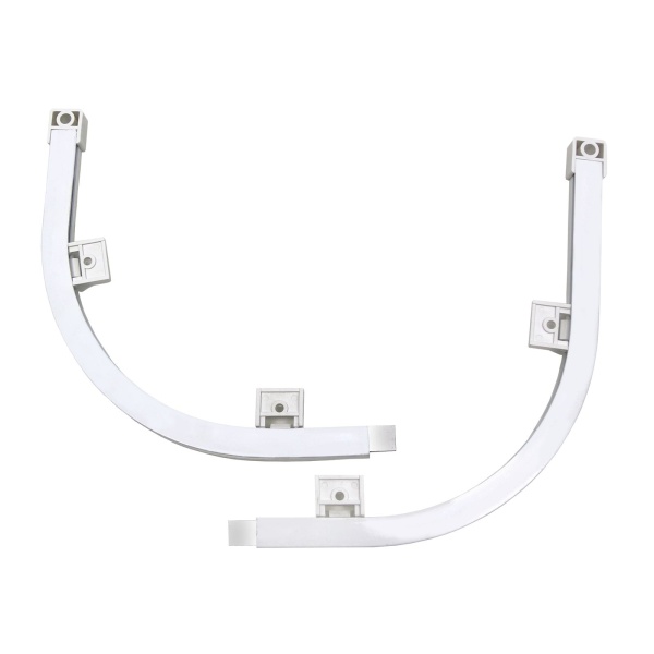 Комплект окончаний 90 гр. для алюминиевого однорядного профиля Katal 5, 1 компл.