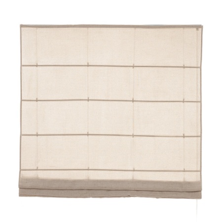 Римские шторы Кемаль на веревочном механизме цвет бежевый