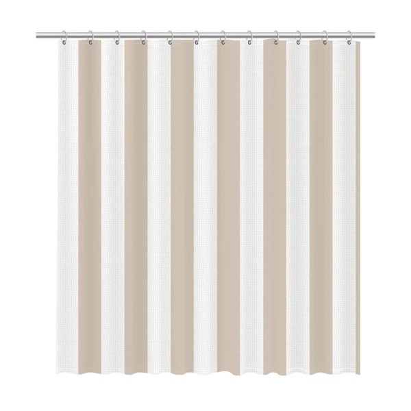 Шторка для ванной Fixsen Vafel, бежевая