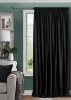 Штора на тесьме 200х270 Pudra с подхватом цвет черный