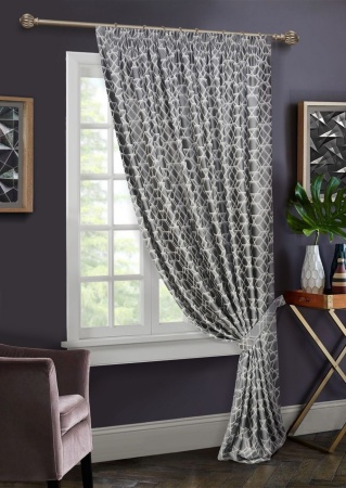 Штора на тесьме "Almaz" 200х270 серый