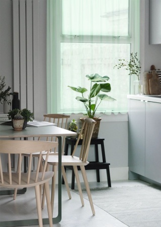 Тюль на тесьме "Миа" 140х150 светло-зеленый