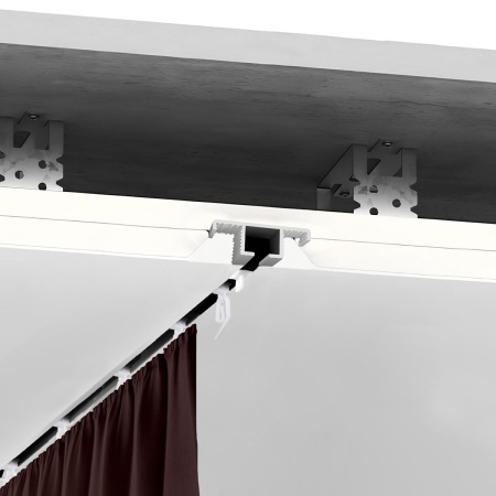 Алюминиевый карниз однорядный, скрытый для гипсокартона, 3 м