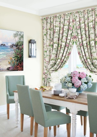 Комплект штор на тесьме Glade 2 шторы 136х175 см 2 подхвата