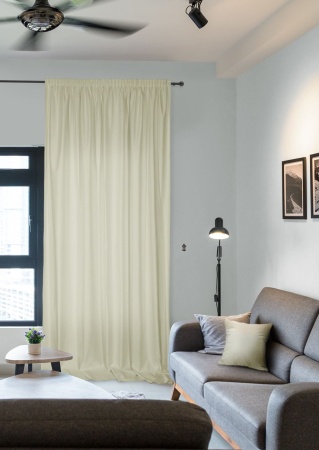 Штора на тесьме "Caprise" 200х270 бежевый