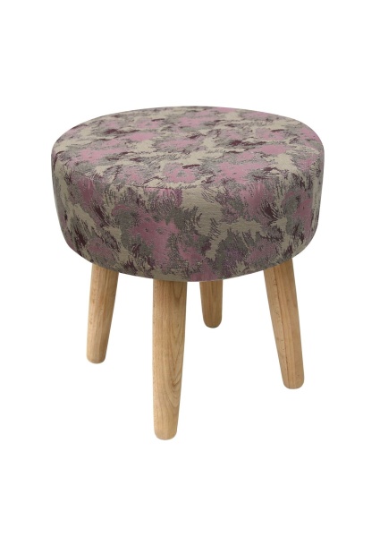 Пуф Fog круглый, цвет бежево-розовый