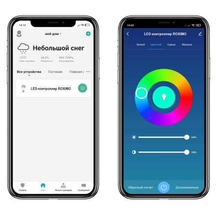 Умный LED-контроллер ROXIMO CCT/RGB/RGBW/RGBWW SCL001