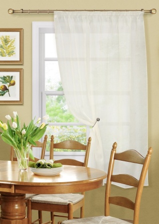 Штора для кухни Basicos 135х170 белый