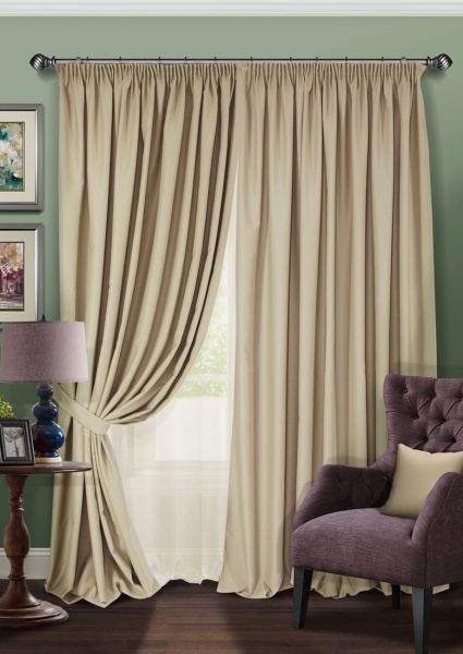 Комплект штор Блэкаут "Blackout-SH" 440х270 оттенок беж