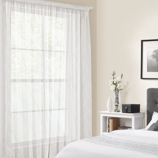 Тюль на тесьме 450х275 см Bari цвет белый