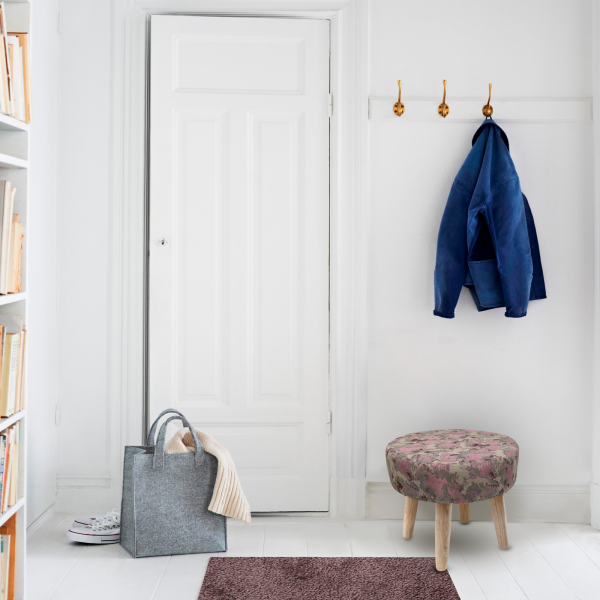 Пуф Fog круглый, цвет бежево-розовый