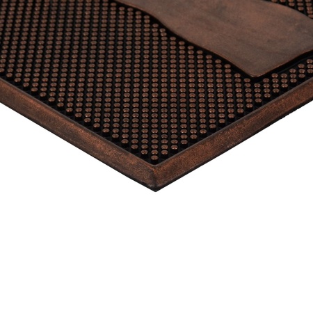 Коврик Vortex придверный 45х75 Welcome дерево