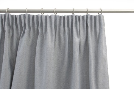 Портьера на тесьме "Лисса", 200х260 цвет темно-серый