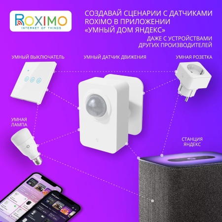 Умный WiFi датчик движения ROXIMO SWP06