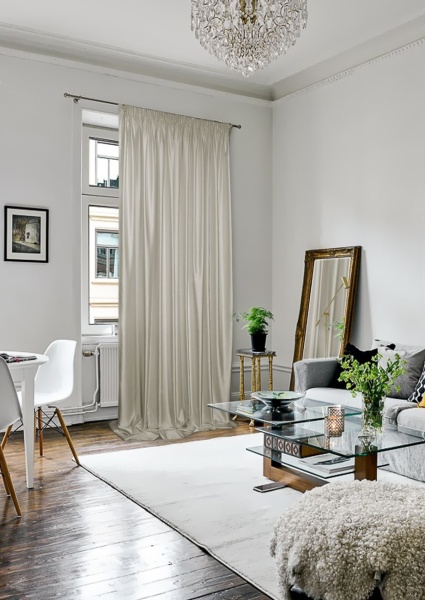 Портьера на тесьме "Lindor-SH" 200х280 светло-серый