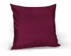 Подушка декоративная на молнии 40х40 см Hosta цвет малиновый