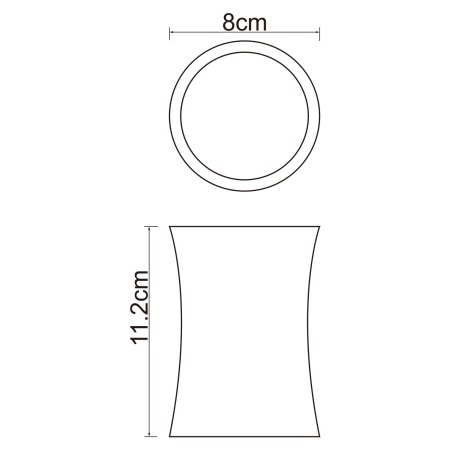 Стакан для зубных щеток Salm K-7628