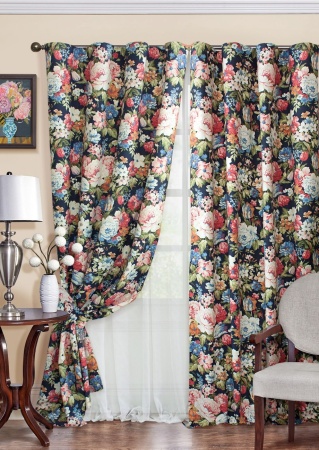 Комплект штор "Pione-S" 2 шторы 136х270, тюль 450х270