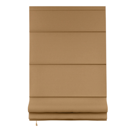 Римские шторы блэкаут на веревочном механизме цвет оранжевый