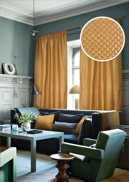 Штора на тесьме "Чекмейт Checkmate" 130х270