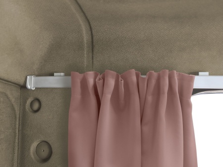 Комплект автоштор и карниза спального места Blackout - auto SK 240х160 (цвет: Кофе с молоком)