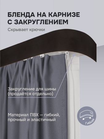 Багет для карниза 5 см, венге