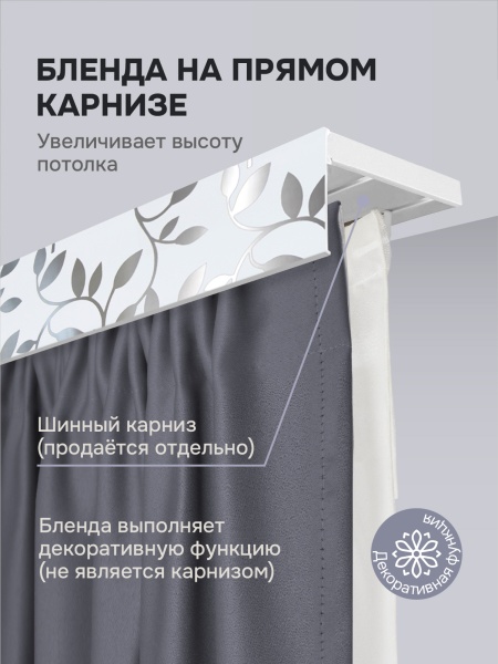 Багет для карниза 7 см, весна