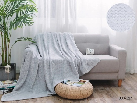 Плед Cleo ROYAL PLUSH велсофт цвет светло-серый