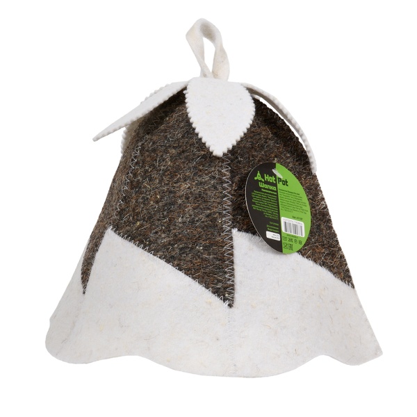 Шапка для бани и сауны "Колокольчик" "Банные штучки", войлок