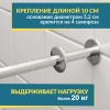 Карниз для ванной Прямой 90 Усиленный 20 мм